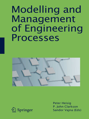 cover image of Modelling and Management of Engineering Processes